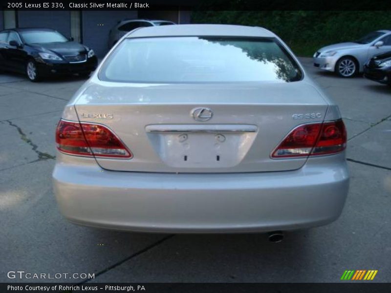 Classic Silver Metallic / Black 2005 Lexus ES 330
