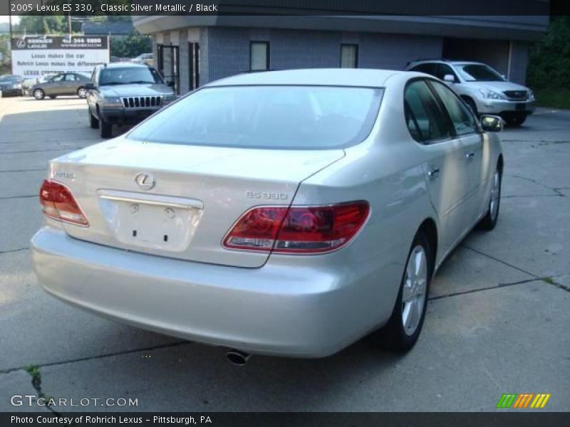 Classic Silver Metallic / Black 2005 Lexus ES 330