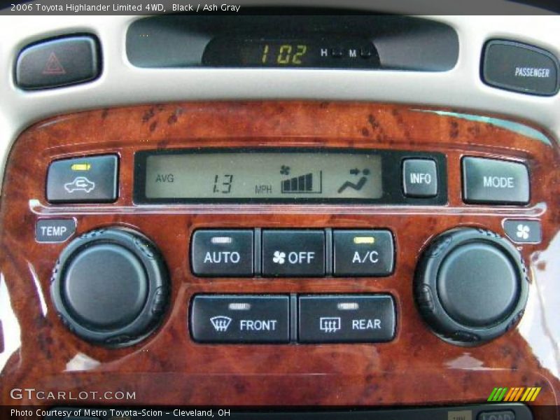 Black / Ash Gray 2006 Toyota Highlander Limited 4WD