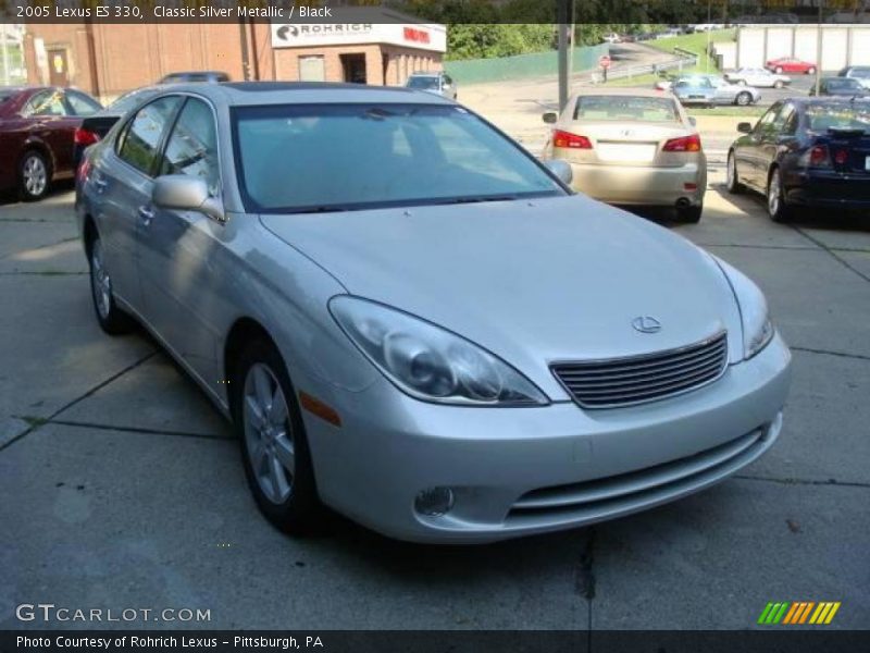 Classic Silver Metallic / Black 2005 Lexus ES 330