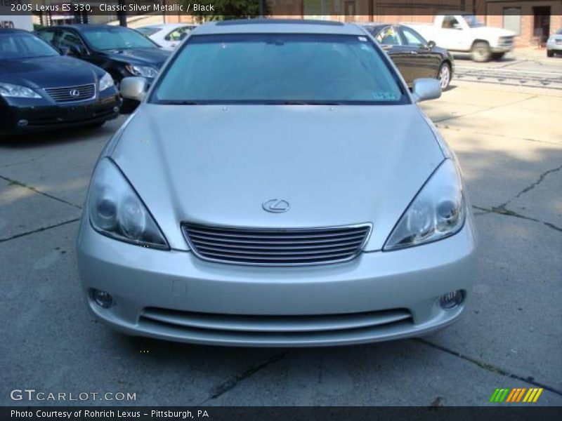 Classic Silver Metallic / Black 2005 Lexus ES 330