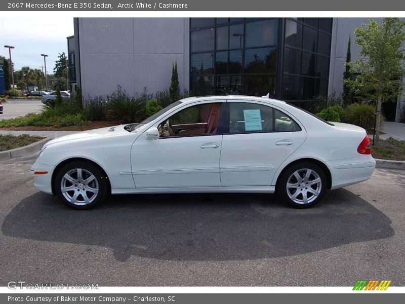 Arctic White / Cashmere 2007 Mercedes-Benz E 350 Sedan