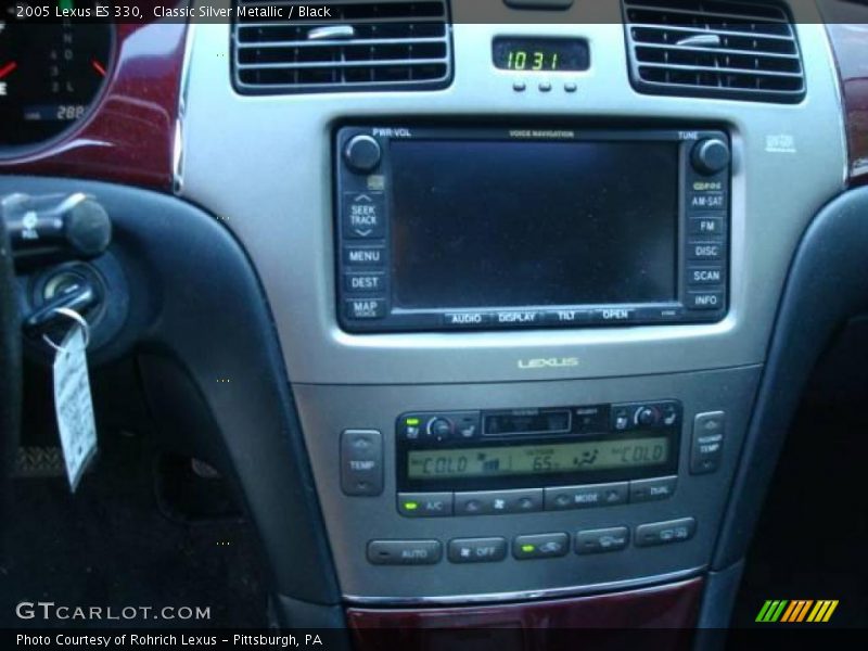 Classic Silver Metallic / Black 2005 Lexus ES 330