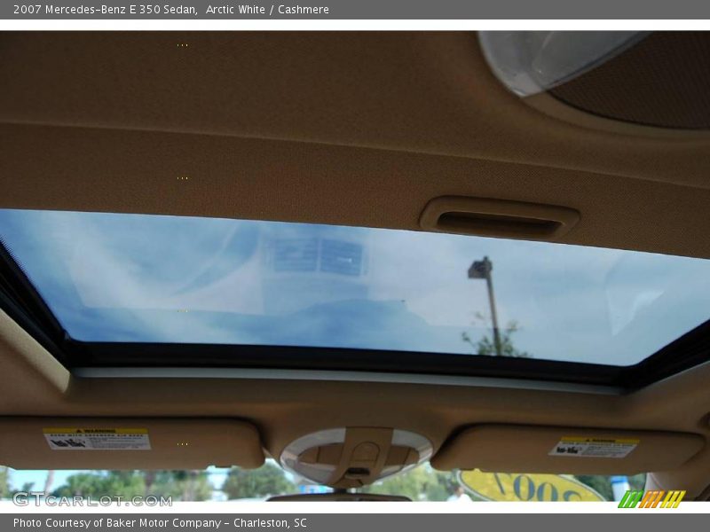 Arctic White / Cashmere 2007 Mercedes-Benz E 350 Sedan