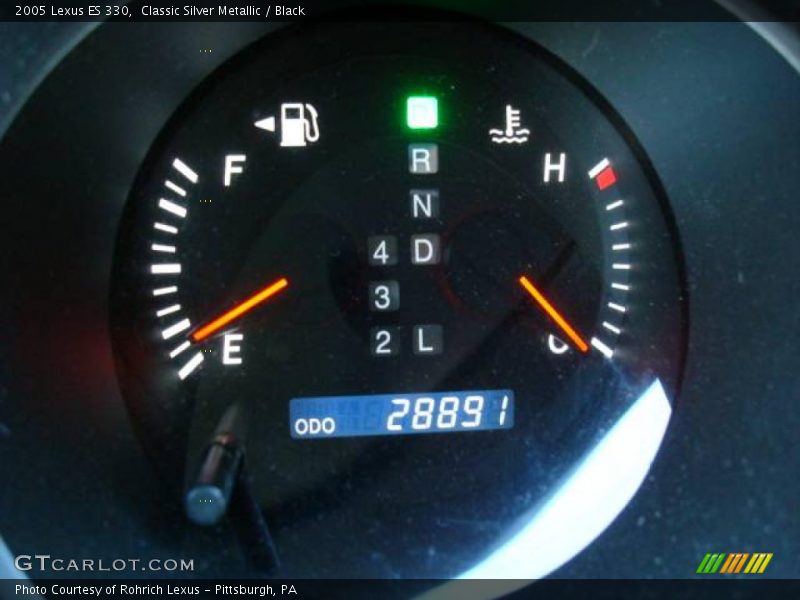 Classic Silver Metallic / Black 2005 Lexus ES 330