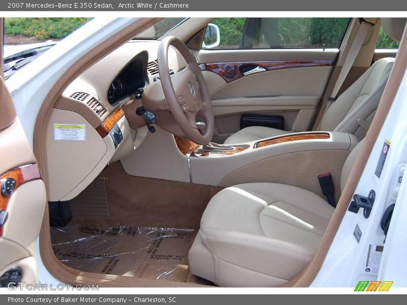 Arctic White / Cashmere 2007 Mercedes-Benz E 350 Sedan