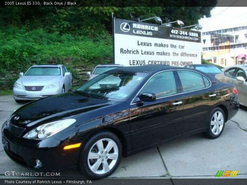 Black Onyx / Black 2005 Lexus ES 330