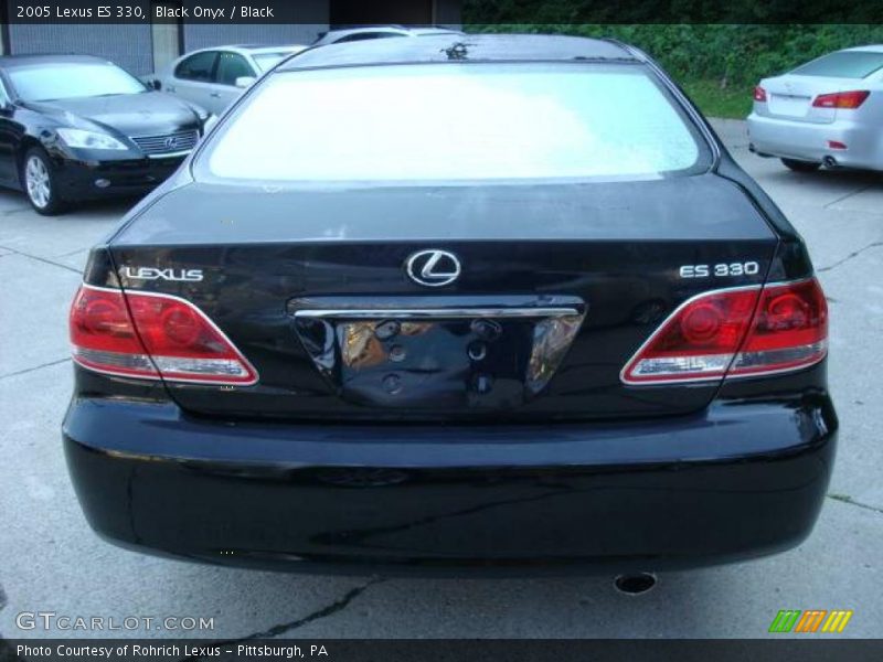 Black Onyx / Black 2005 Lexus ES 330