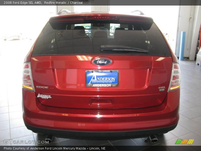 Redfire Metallic / Charcoal 2008 Ford Edge SEL AWD