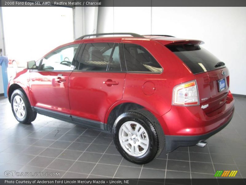 Redfire Metallic / Charcoal 2008 Ford Edge SEL AWD