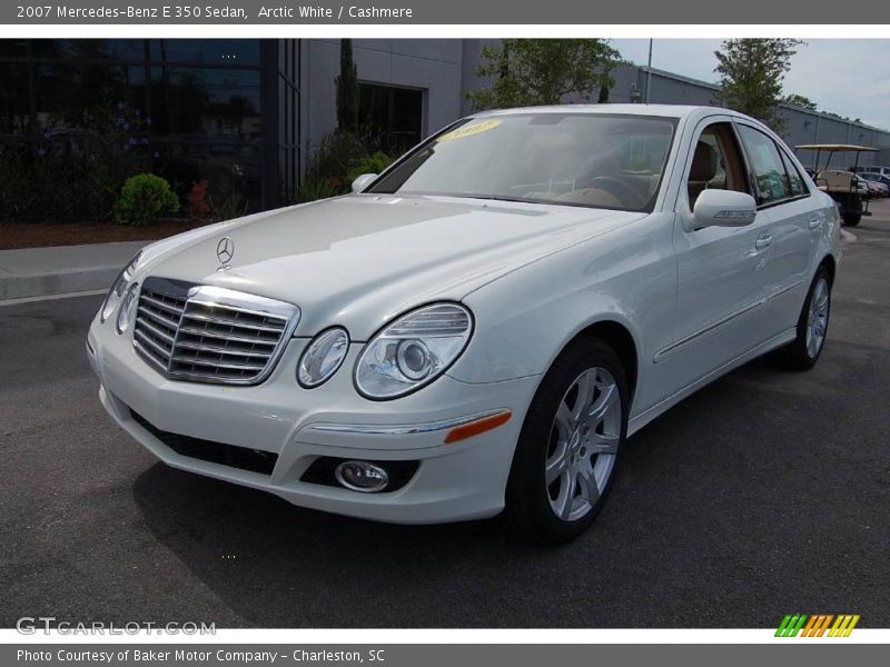 Arctic White / Cashmere 2007 Mercedes-Benz E 350 Sedan