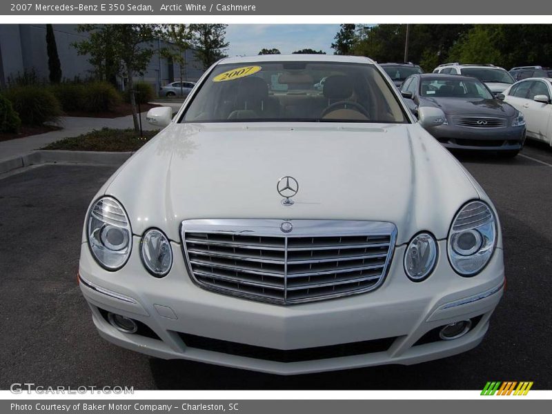 Arctic White / Cashmere 2007 Mercedes-Benz E 350 Sedan