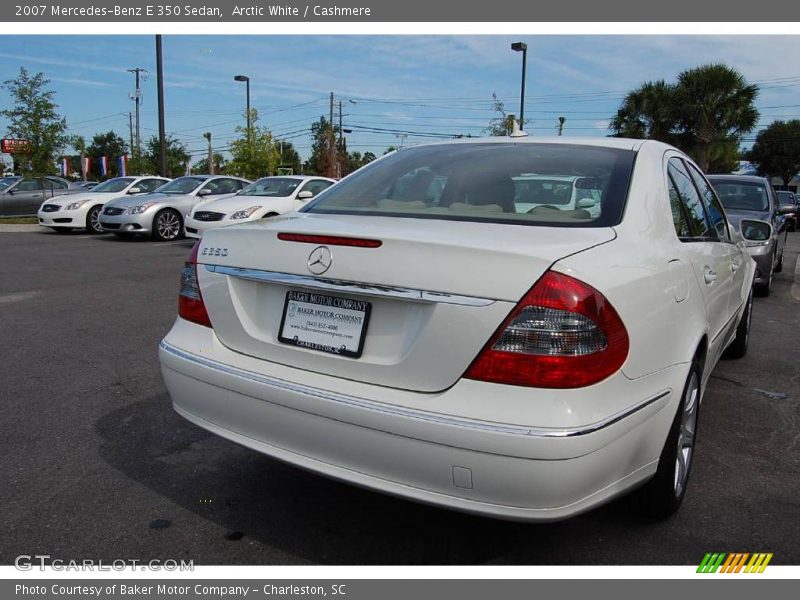 Arctic White / Cashmere 2007 Mercedes-Benz E 350 Sedan