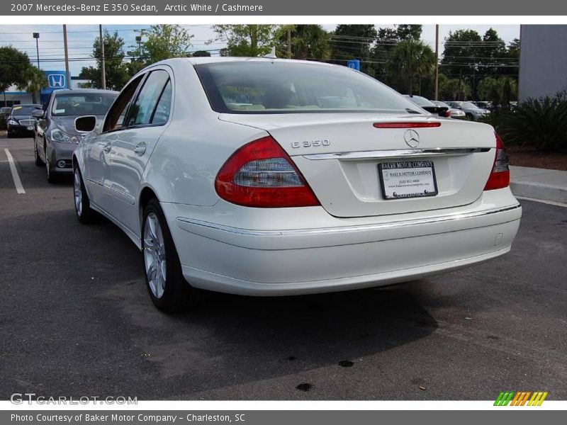 Arctic White / Cashmere 2007 Mercedes-Benz E 350 Sedan