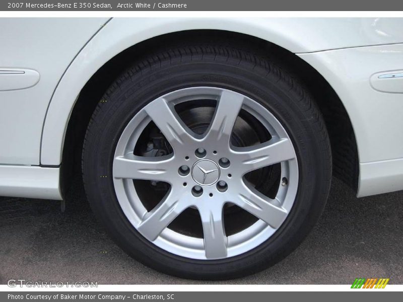 Arctic White / Cashmere 2007 Mercedes-Benz E 350 Sedan