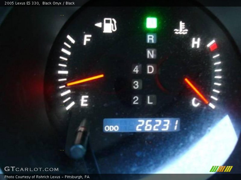 Black Onyx / Black 2005 Lexus ES 330