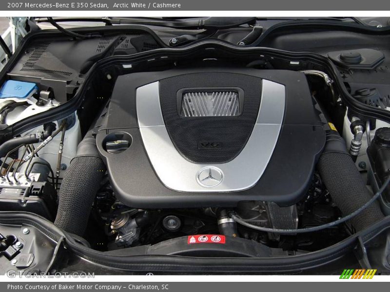 Arctic White / Cashmere 2007 Mercedes-Benz E 350 Sedan