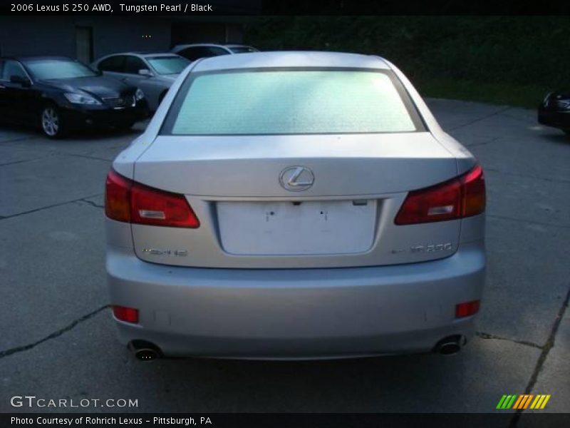 Tungsten Pearl / Black 2006 Lexus IS 250 AWD