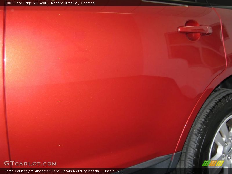 Redfire Metallic / Charcoal 2008 Ford Edge SEL AWD