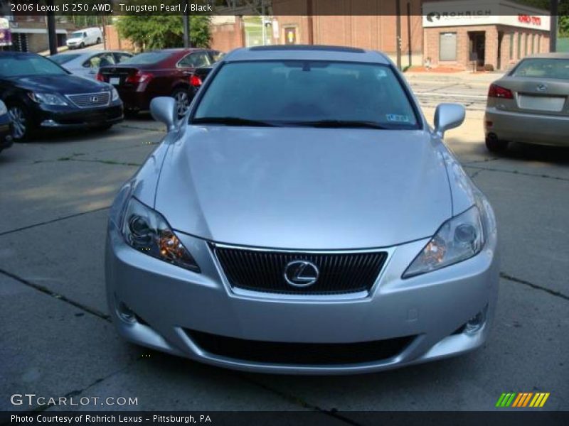 Tungsten Pearl / Black 2006 Lexus IS 250 AWD