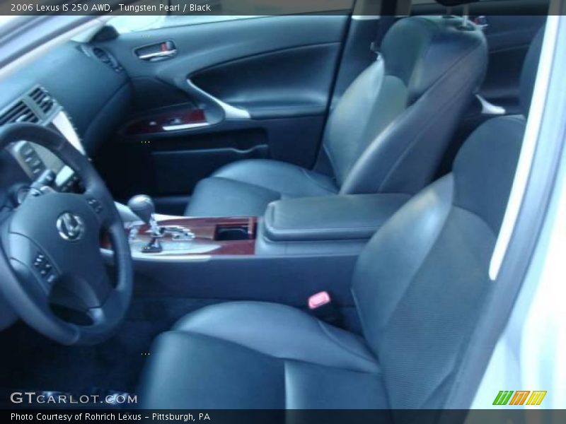 Tungsten Pearl / Black 2006 Lexus IS 250 AWD