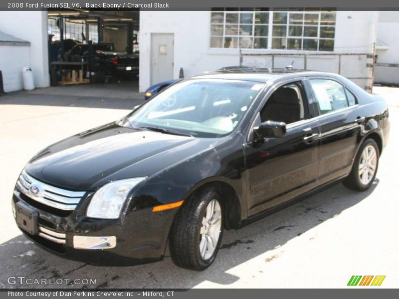 Black Ebony / Charcoal Black 2008 Ford Fusion SEL V6