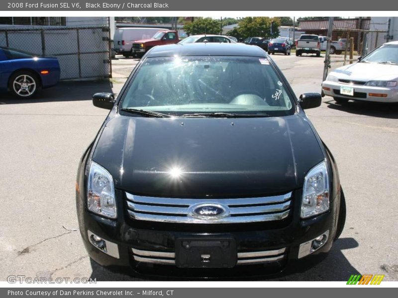 Black Ebony / Charcoal Black 2008 Ford Fusion SEL V6