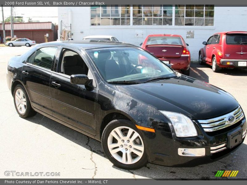 Black Ebony / Charcoal Black 2008 Ford Fusion SEL V6