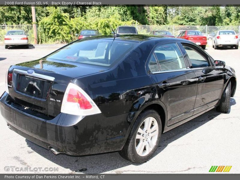 Black Ebony / Charcoal Black 2008 Ford Fusion SEL V6