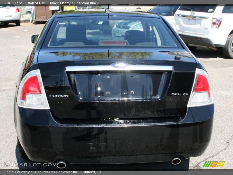 Black Ebony / Charcoal Black 2008 Ford Fusion SEL V6