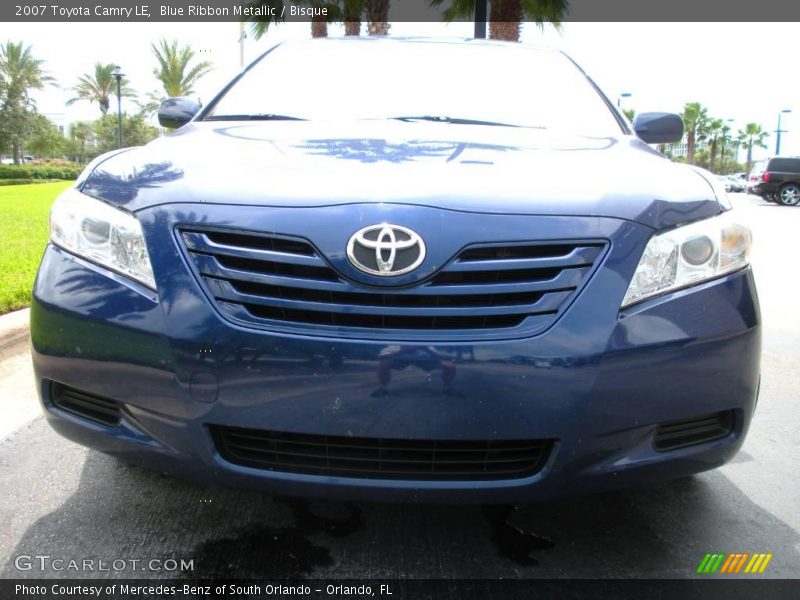 Blue Ribbon Metallic / Bisque 2007 Toyota Camry LE