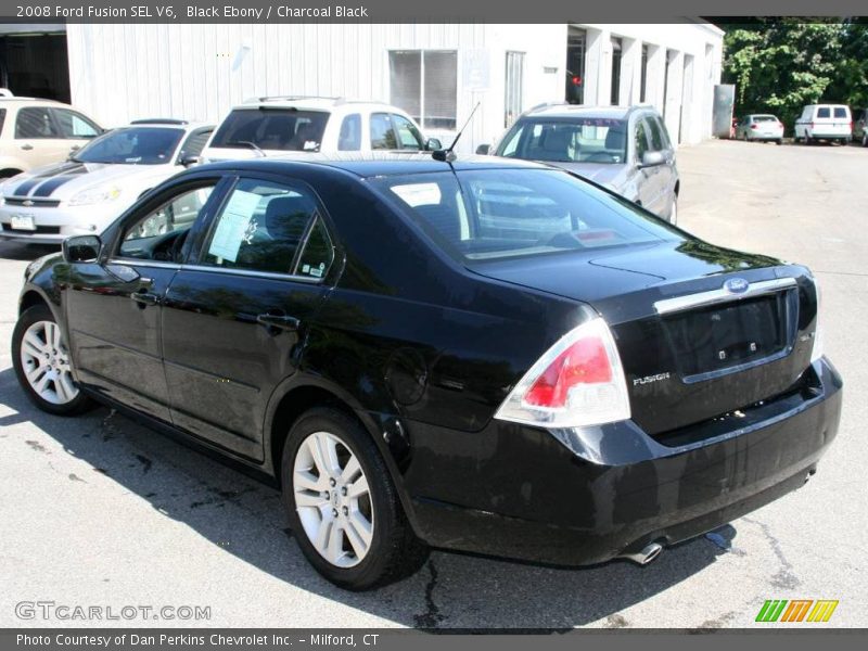 Black Ebony / Charcoal Black 2008 Ford Fusion SEL V6