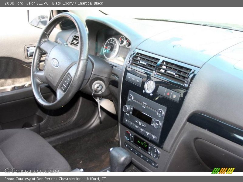 Black Ebony / Charcoal Black 2008 Ford Fusion SEL V6