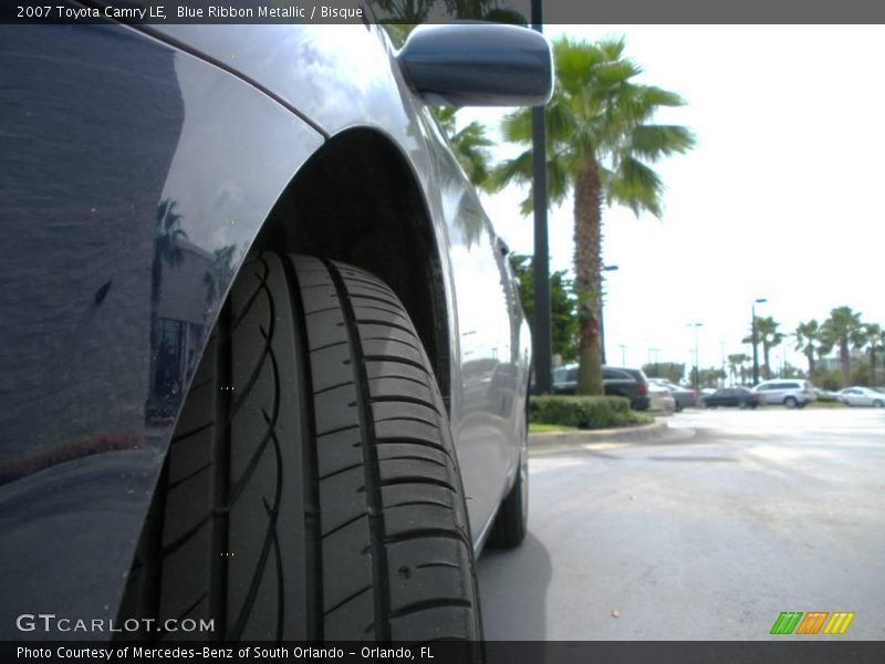 Blue Ribbon Metallic / Bisque 2007 Toyota Camry LE