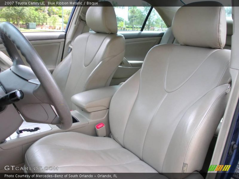 Blue Ribbon Metallic / Bisque 2007 Toyota Camry LE