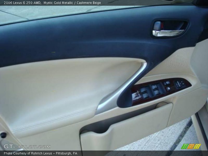 Mystic Gold Metallic / Cashmere Beige 2006 Lexus IS 250 AWD