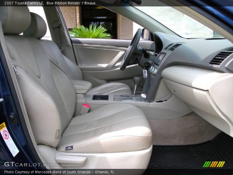 Blue Ribbon Metallic / Bisque 2007 Toyota Camry LE