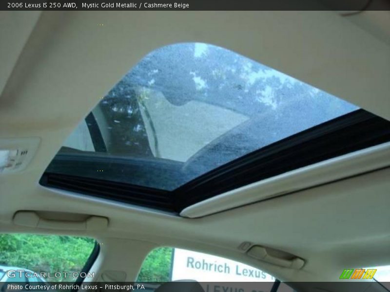 Mystic Gold Metallic / Cashmere Beige 2006 Lexus IS 250 AWD