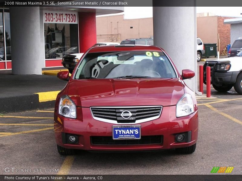 Sonoma Sunset Metallic / Charcoal Black 2008 Nissan Maxima 3.5 SE