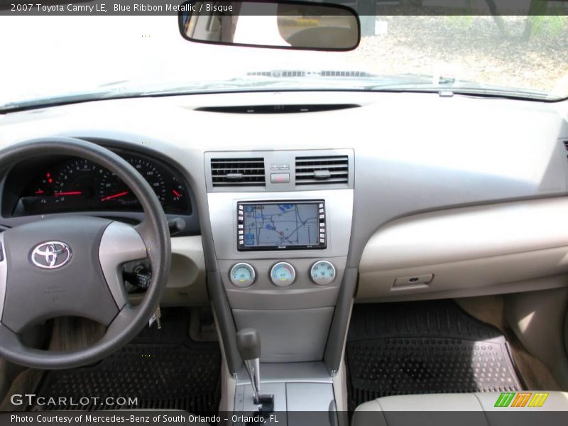 Blue Ribbon Metallic / Bisque 2007 Toyota Camry LE