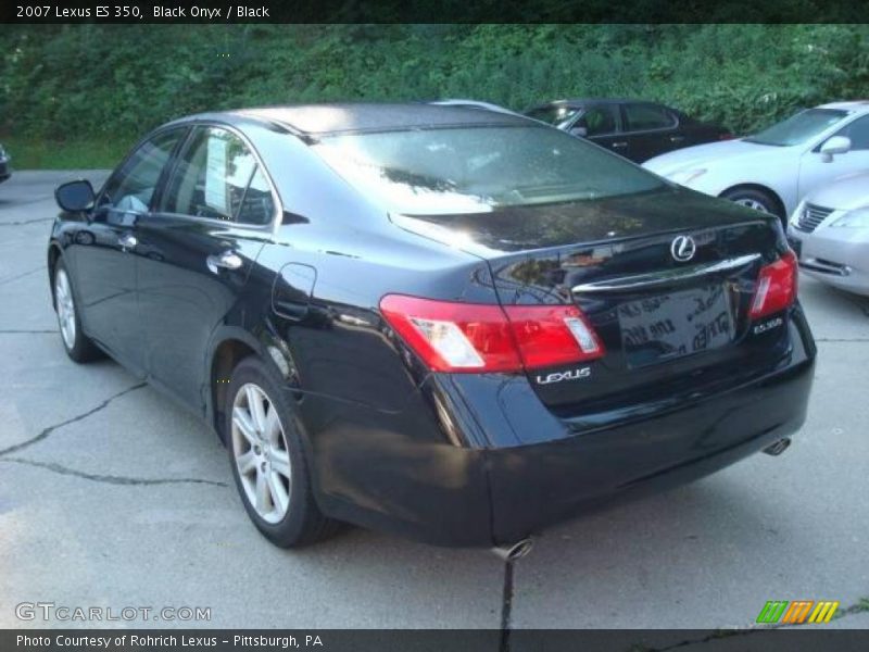 Black Onyx / Black 2007 Lexus ES 350
