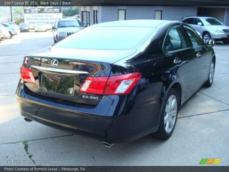Black Onyx / Black 2007 Lexus ES 350