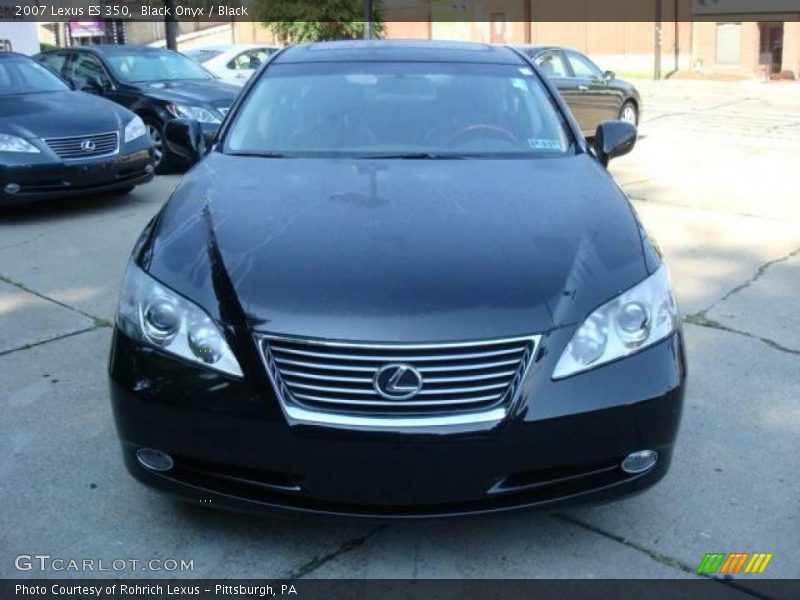 Black Onyx / Black 2007 Lexus ES 350