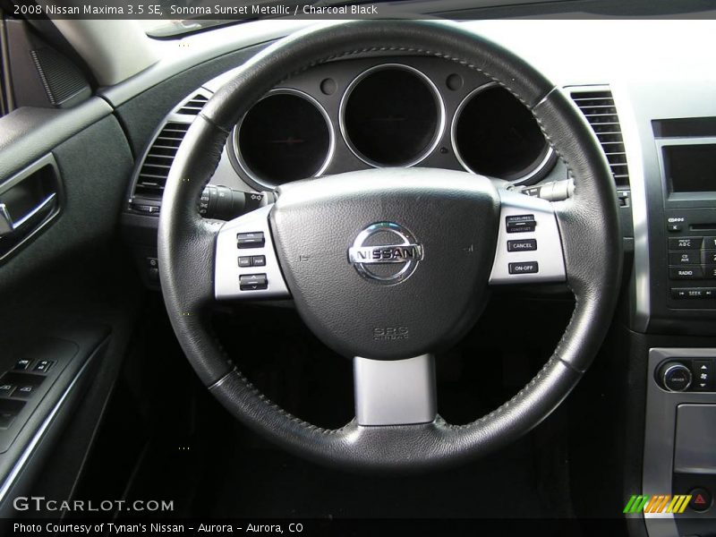 Sonoma Sunset Metallic / Charcoal Black 2008 Nissan Maxima 3.5 SE