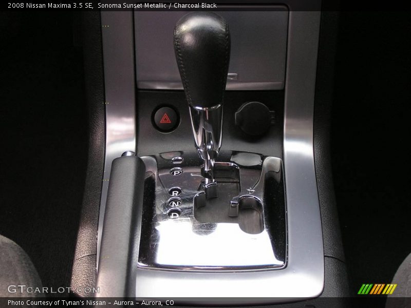 Sonoma Sunset Metallic / Charcoal Black 2008 Nissan Maxima 3.5 SE