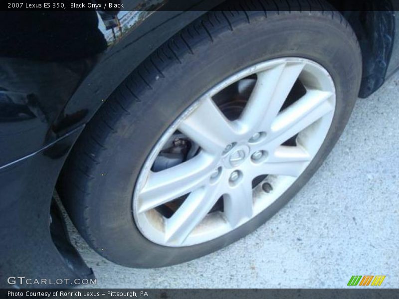 Black Onyx / Black 2007 Lexus ES 350