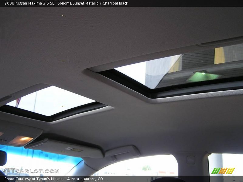 Sonoma Sunset Metallic / Charcoal Black 2008 Nissan Maxima 3.5 SE