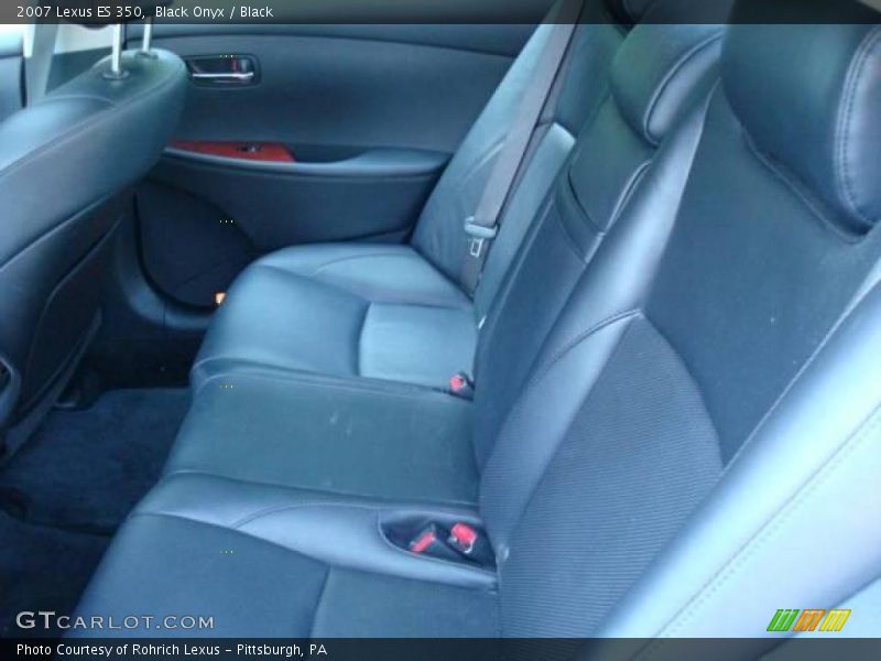 Black Onyx / Black 2007 Lexus ES 350