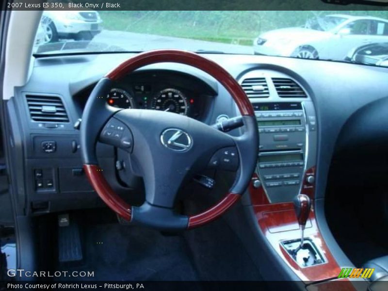 Black Onyx / Black 2007 Lexus ES 350