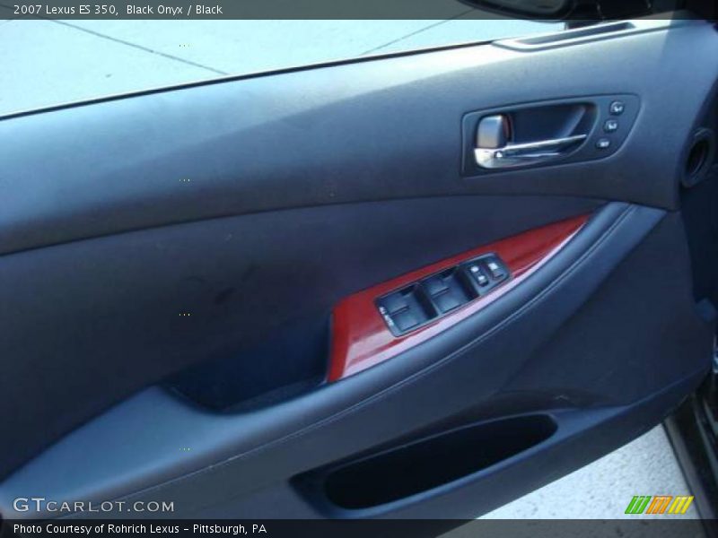 Black Onyx / Black 2007 Lexus ES 350